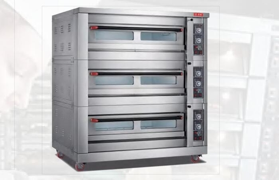 Ticari Pişirme Elektrikli Gazlı Fırın Lüks Tip 380V