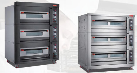 Lüks Elektrikli Fırın 380V Kek Ekmek Pişirme Gazı 220V