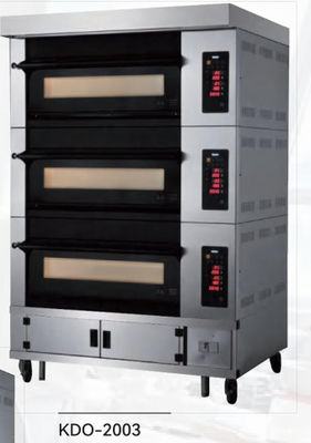 Avrupa Ekmek Fırını Çok İşlevli Ekipmanlar Ekmek Pişirme Pizza Pişirme 380V