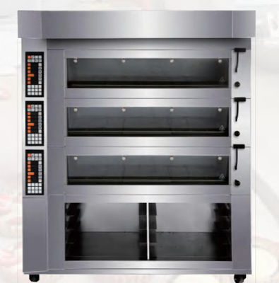 Avrupa Ekmek Fırını Çok İşlevli Ekipmanlar Ekmek Pişirme Pizza Pişirme 380V