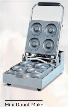Mini Donut Yapıcı Otomatik Donut Makinesi 3 Püskürtme Seti Paslanmaz Çelik