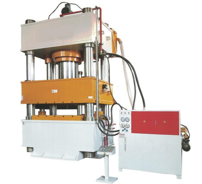 Plc İletim Teknolojisi Hidrolik Pres 380V Üç Kiriş ve Dört Kolon
