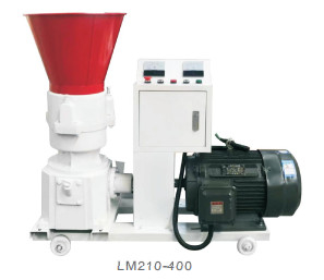 Aşınmaya Dayanıklı Kanatlı Yemi Pelet Yapma Makinesi 30kw 60 - 100kg / H Düz Kalıp