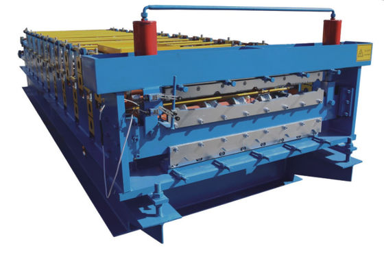 7.5KW Renkli Çelik Rulo Şekillendirme Makinesi 1200mm Çift Katmanlar
