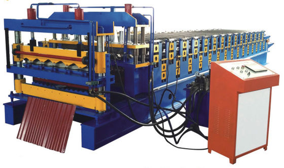 7.5KW Renkli Çelik Rulo Şekillendirme Makinesi 1200mm Çift Katmanlar