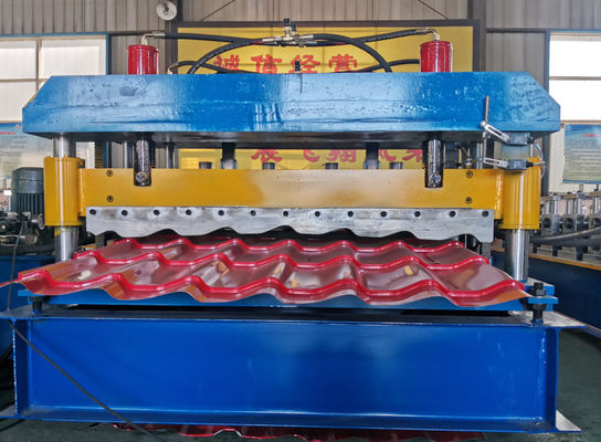 ISO Sırlı Çini Rulo Şekillendirme Makinesi 4m / dak Hidrolik Kılavuz Kolon