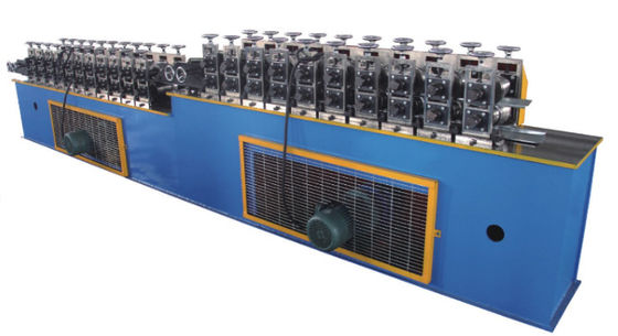 Süpermarket Kepenk Kapı Rulo Şekillendirme Makinesi 30m / dak 60Hz