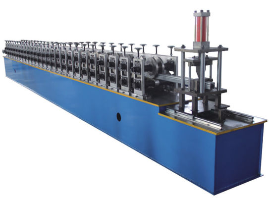 Kılavuz Ray Kepenk Kapı Rulo Şekillendirme Makinesi 15m / dak 5.5KW