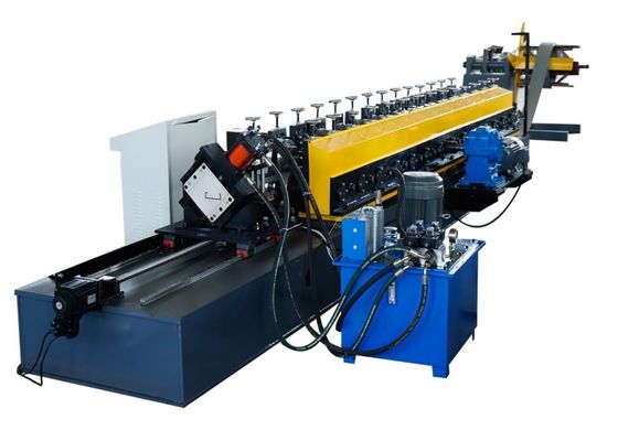 7.5KW C Aşık Rulo Şekillendirme Makinesi C Kanal Hidrolik Delme
