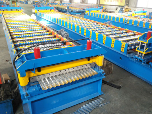 Koruma Kurulu İçin Mavi Cr12 Renkli Çelik Rulo Şekillendirme Makinesi