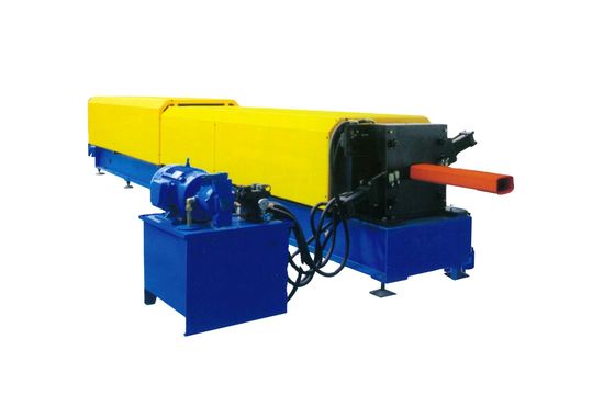 Downspout Oluk Rulo Şekillendirme Makinesi 15m / dak Zincir İletim