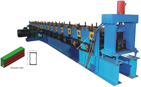 4.5T Depolama Rafı Rulo Şekillendirme Makinesi 5.5KW Alüminyum Levha için
