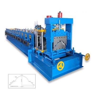 50Hz Metal Çatı Ridge Cap Rulo Şekillendirme Makinesi Cr12