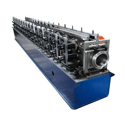 Metal Mavi Kapı Çerçevesi Rulo Şekillendirme Makinesi ISO 12 İstasyonları