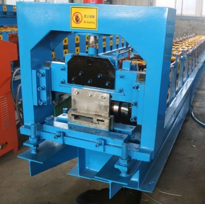 Metal Mavi Kapı Çerçevesi Rulo Şekillendirme Makinesi ISO 12 İstasyonları