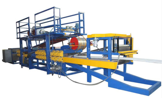 4m / dak Sandviç Panel Rulo Şekillendirme Makinesi 16T EPS Bobin