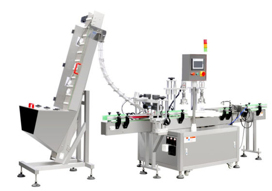 60bpm Dolum Paketleme Makinası, 2 Kafa Clam Kapatma Makinası