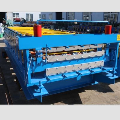 Soğuk Çelik Çerçeve Rulo Şekillendirme Makinesi 10m / dak Çift Katmanlı