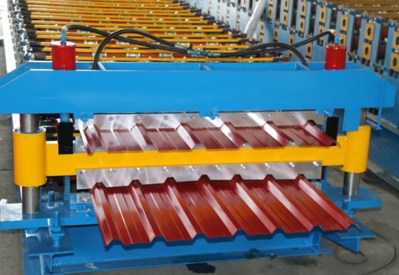 Soğuk Çelik Çerçeve Rulo Şekillendirme Makinesi 10m / dak Çift Katmanlı
