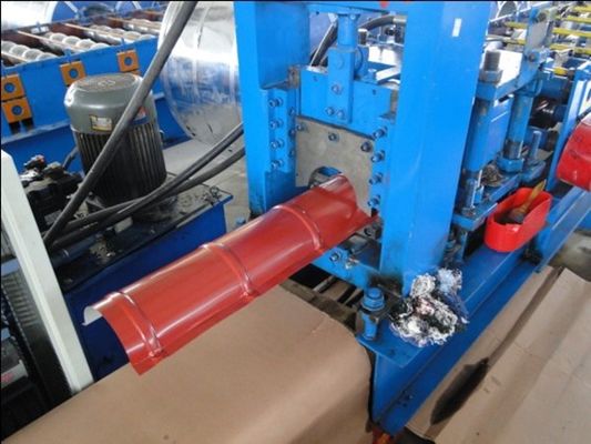 Yarım Yuvarlak Sırt Kapağı Rulo Şekillendirme Makinesi Yeşil 3 Faz 2.5T