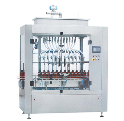 12 Kafa Kendinden Akan Dolum Paketleme Makinası 3000bph 500W