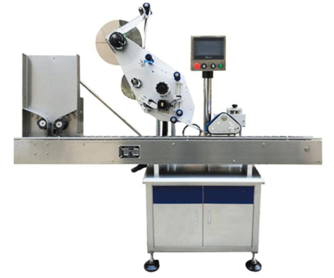 Çıkartmalar için 180bpm Yuvarlak Şişe Yatay Etiketleme Makinesi 2kw