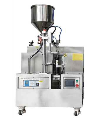 280ml Tüp Dolum Kapama Makinesi 20pcs / Min 1.6kw Parti Numaralandırma
