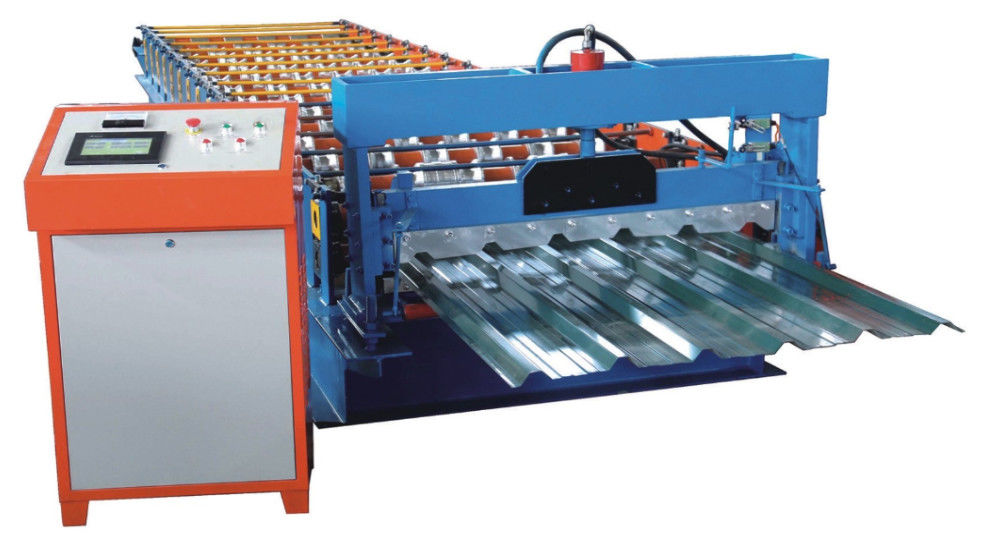 1000 Renkli Çelik Rulo Şekillendirme Makinesi 3KW Alüminyum Panel Yapımı