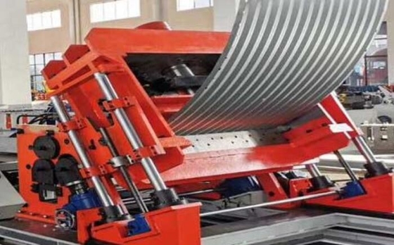 ZX-40 Dikişli Çelik Levha Silosu Şekillendirme Makinesi Spiral 4mm 4.5m / Min