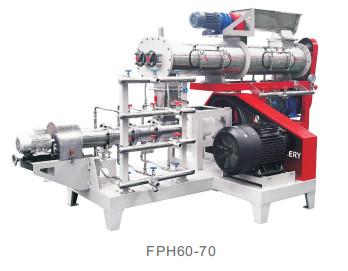 3000 - 4000kg / H Yüzen Balık Yemi Ekstruder 50Hz Hayvan Islak Yolu Kararlı