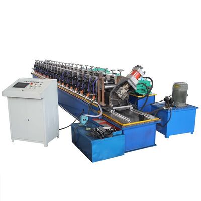 20m/dk Kablo Kanalı Rulo Şekillendirme Makinesi Hidrolik Kesim