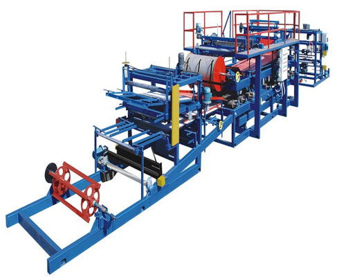 4m / dak Sandviç Panel Rulo Şekillendirme Makinesi 16T EPS Bobin