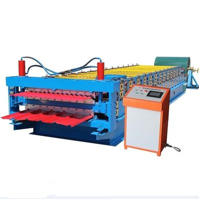 Kiremit Paneli İçin ISO Renkli Çelik Rulo Şekillendirme Makinesi 5T
