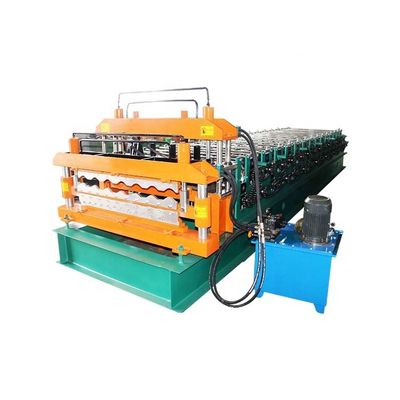 Soğuk Çelik Çerçeve Rulo Şekillendirme Makinesi 10m / dak Çift Katmanlı